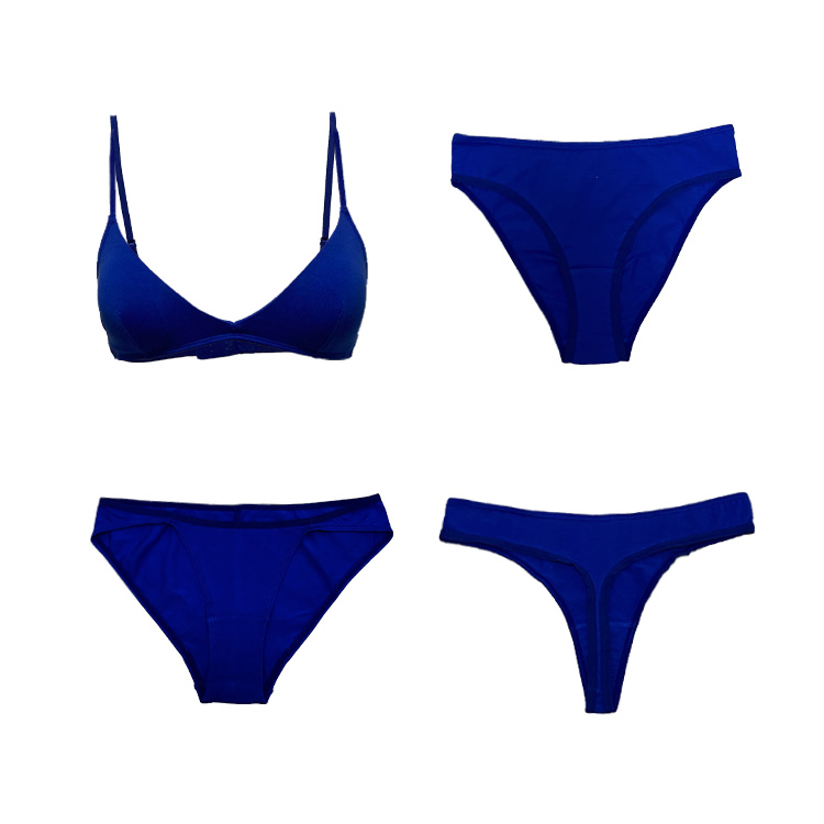 Cotton 4-pack in blue